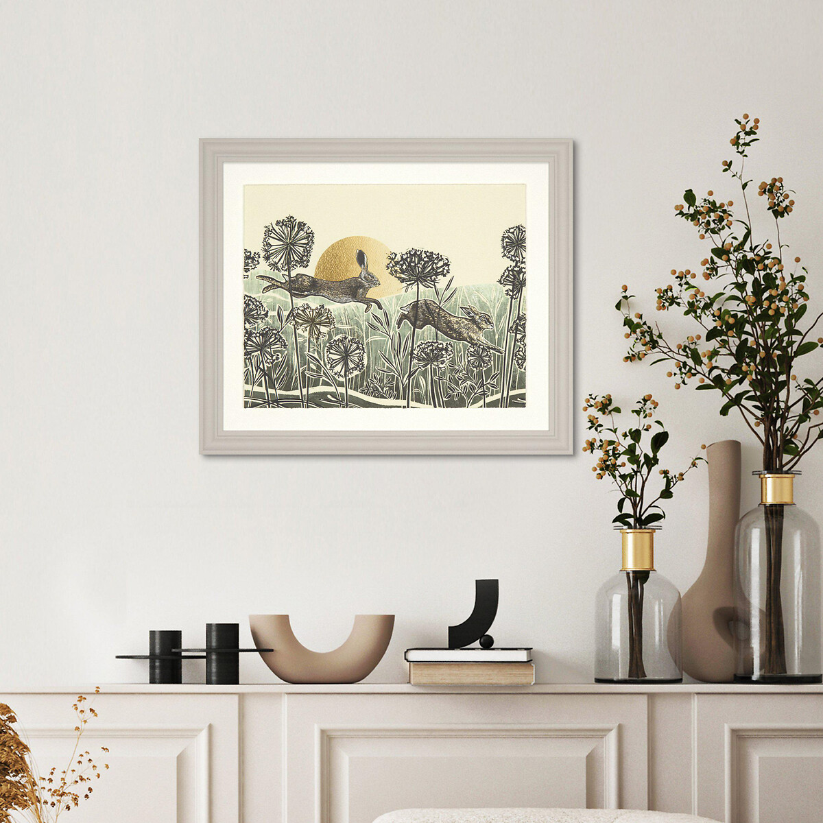 45x38cm Catch the Day Framed Print black, ÉDITÉ