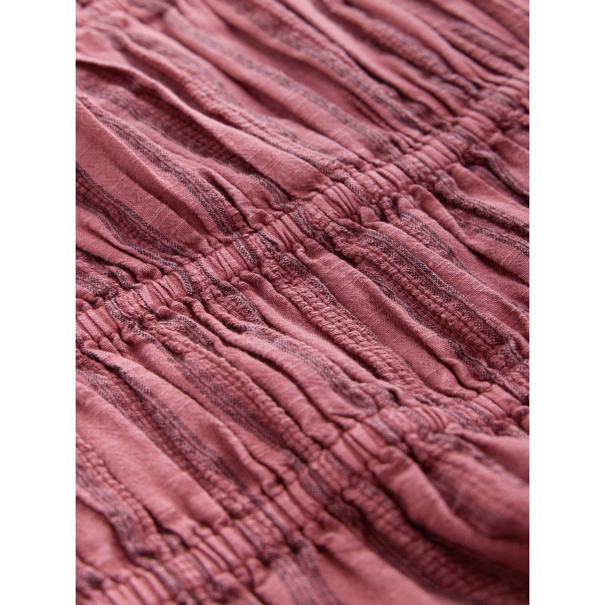Top transparent rayures marron rouille, NEXT