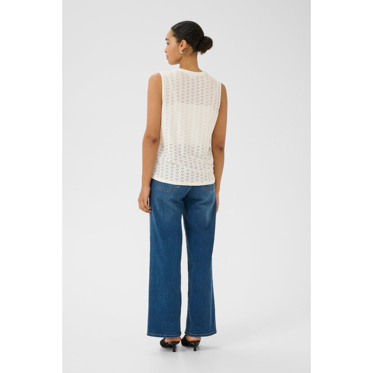 Blouse à manches longues blanc chalk, KAFFE