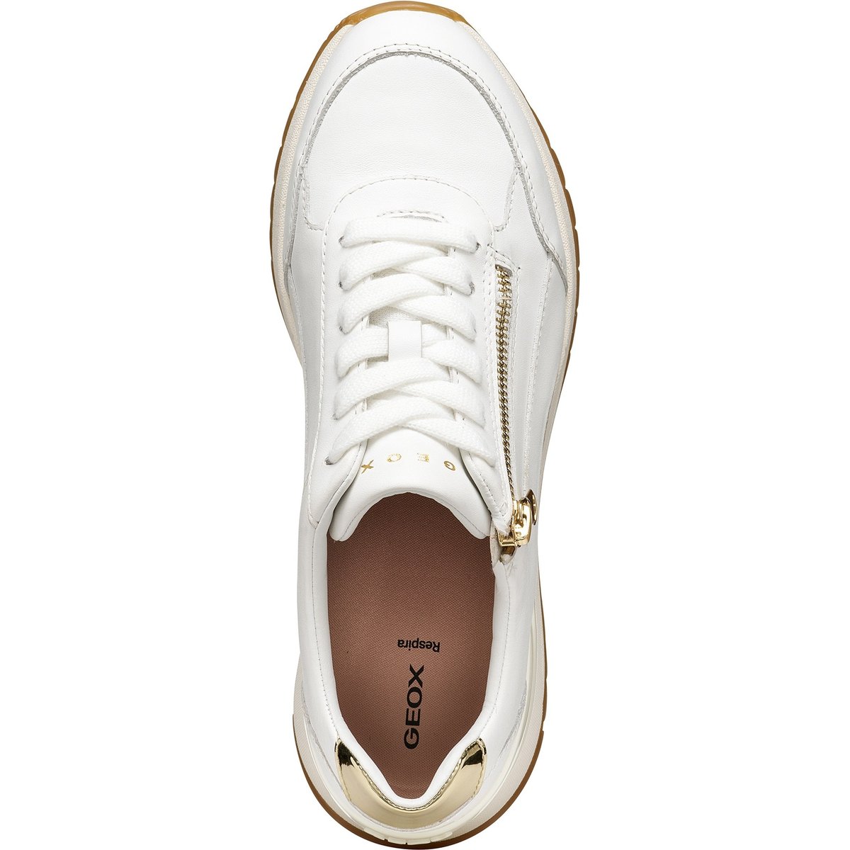 Baskets  D DESYA blanc/or clair, GEOX
