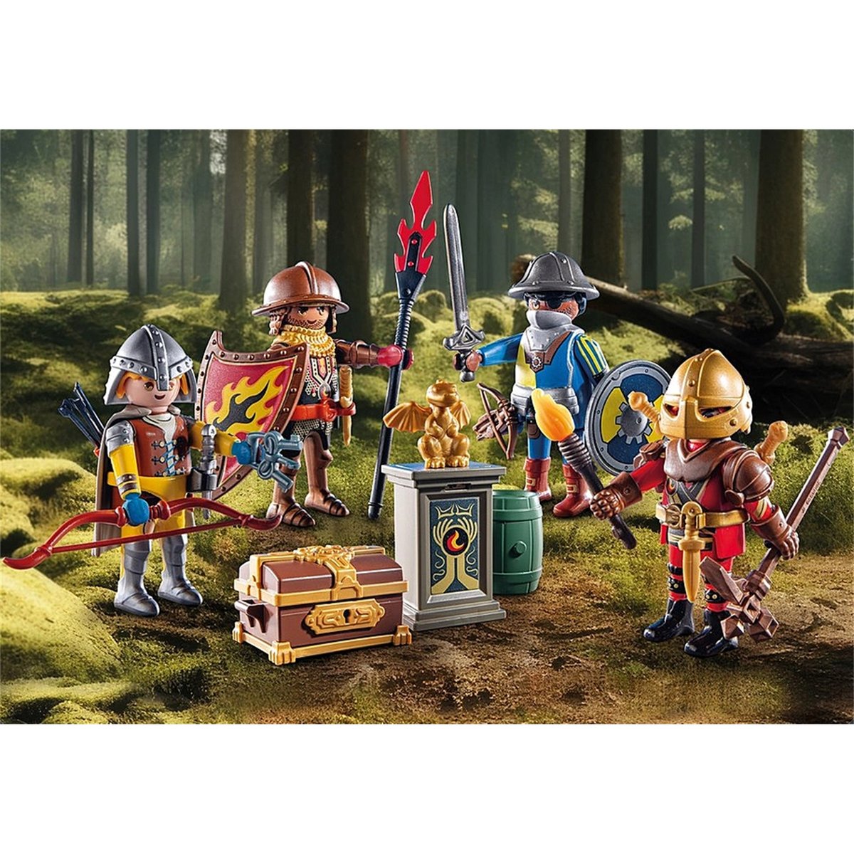 My Figures : Chevaliers multicolore, PLAYMOBIL