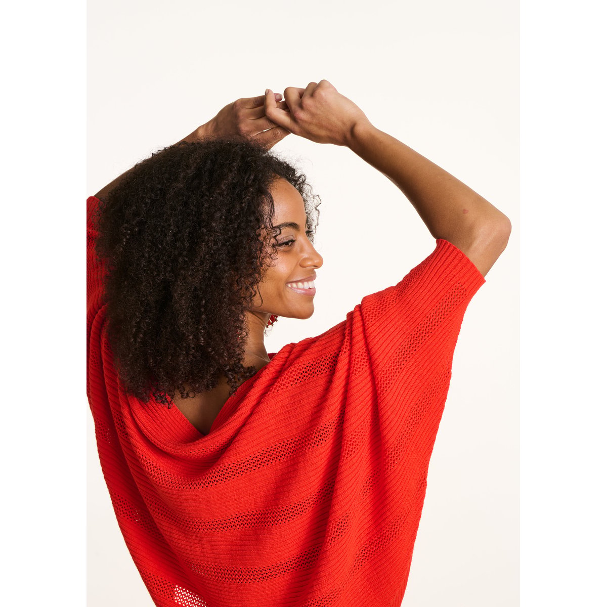 Pull manches longues esprit cape jaspe, LA FEE MARABOUTEE