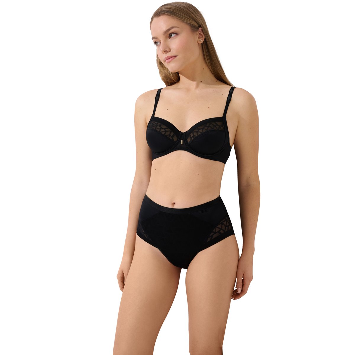 Culotte taille haute Opal noir, LISCA