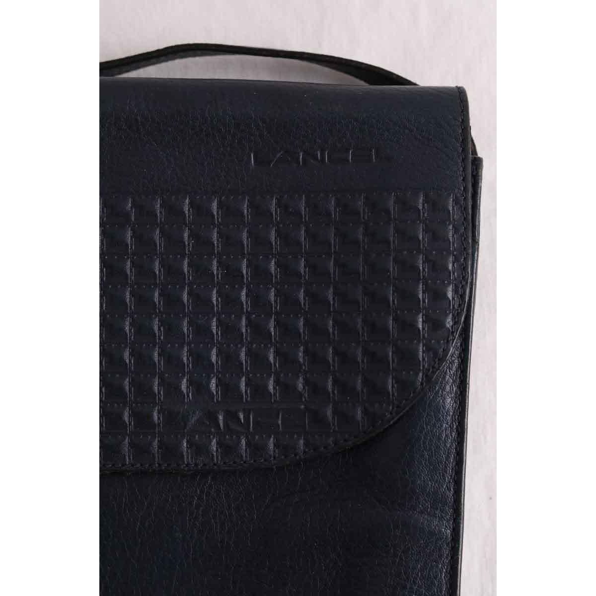 Sac à bandoulière - Très Bon État marine, LANCEL