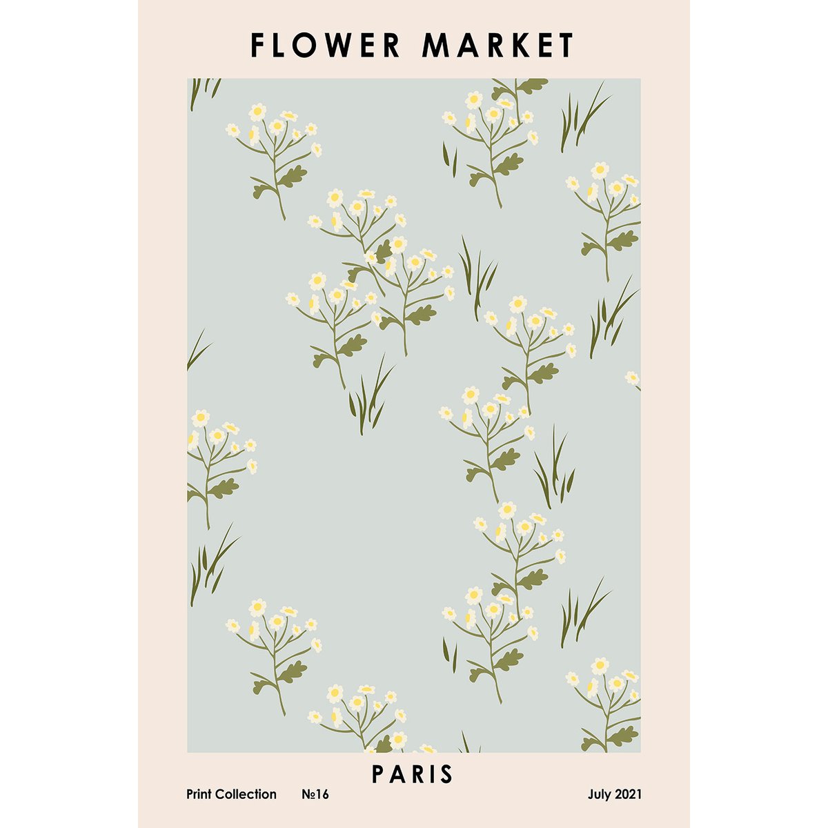 Tableau fleurs paris flower market tableau alu dibond, HEXOA