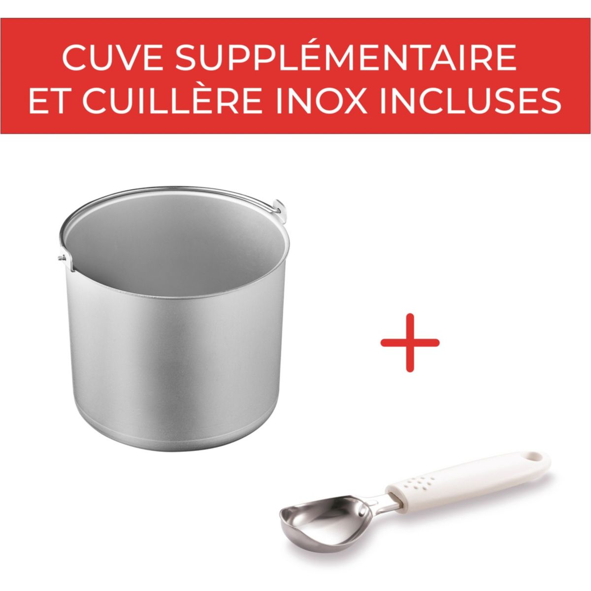 Turbine à glace Glaces Pro 2L double cuve 419022 inox, LAGRANGE