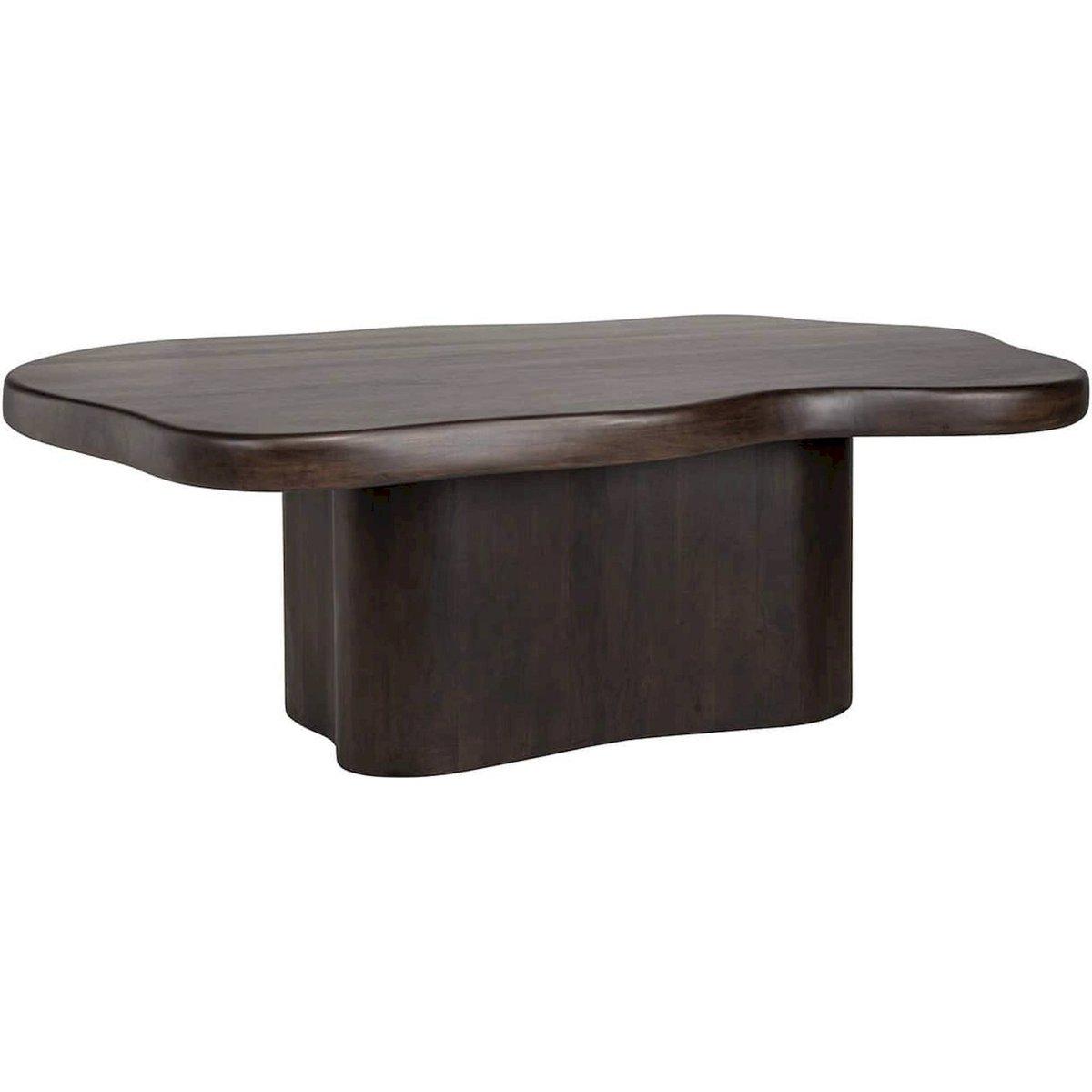 Table à manger en acacia, SHERMAN bois foncé élégant, RECOLLECTION