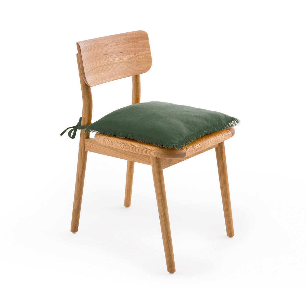 Funda de silla de algodón trenzado, Panama verde salvia, LA REDOUTE INTERIEURS