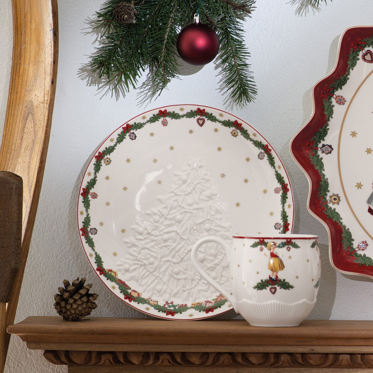 Coupe Avec Déco Relief Arbre TOY'S FANTASY multicolore, VILLEROY & BOCH