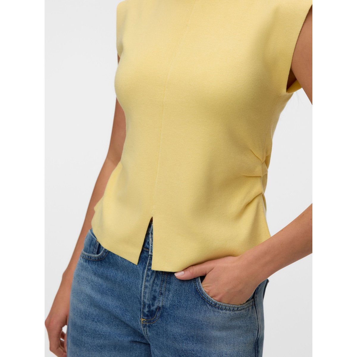 Top pale banana, VERO MODA