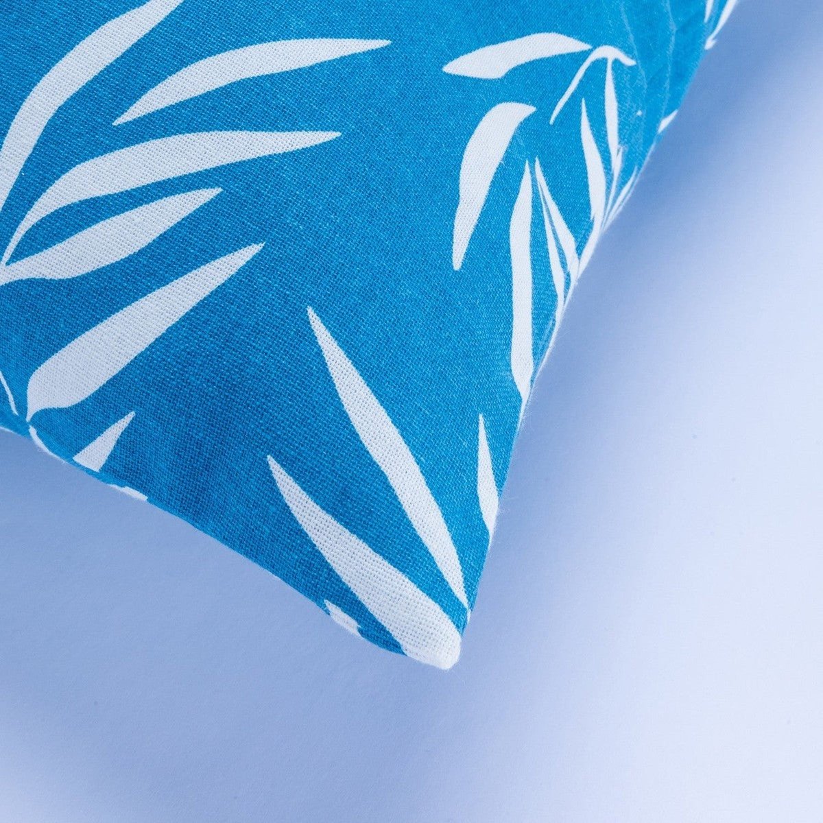 Housse de coussin d'extérieur coton FOLIAGE bleu, FEBRONIE