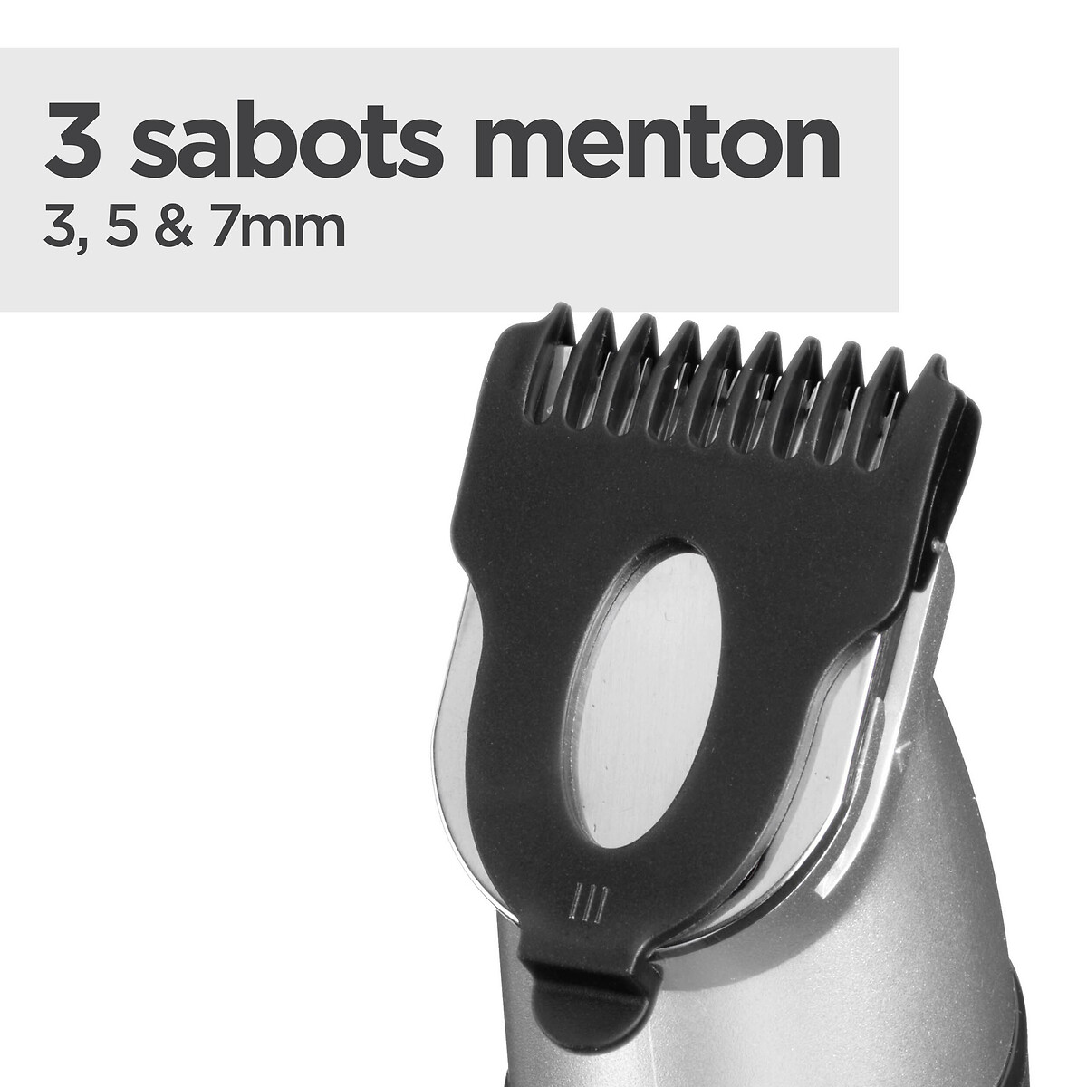 Tondeuse multi-usages Graphite 12 en 1 MT987E gris foncé, BABYLISS