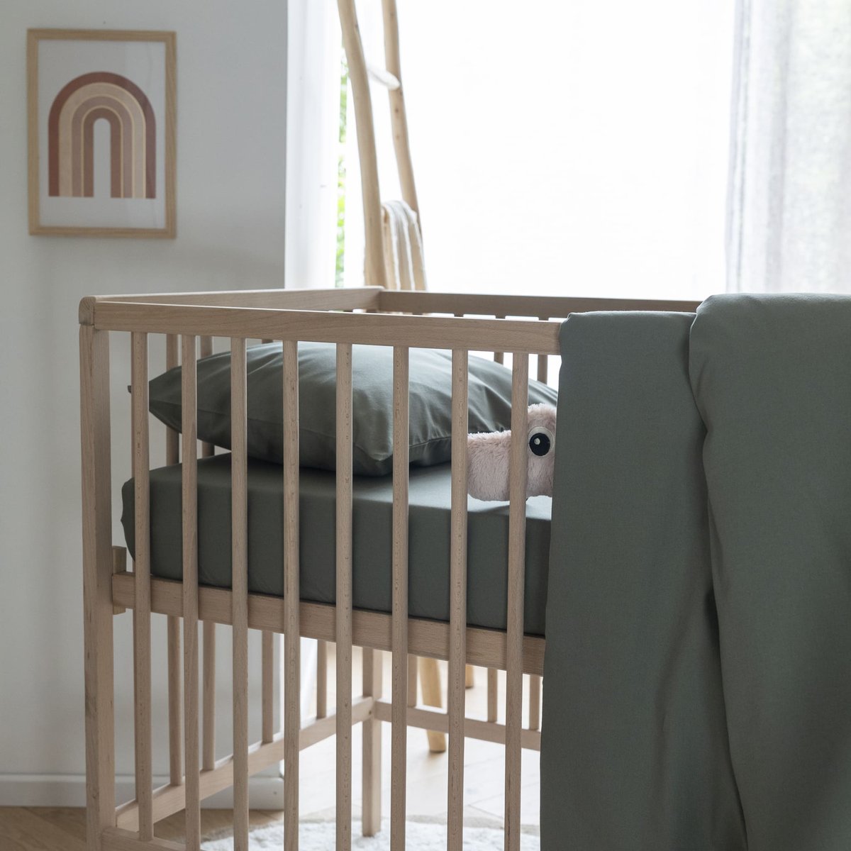 Housse de couette bébé kaki, SOMEO