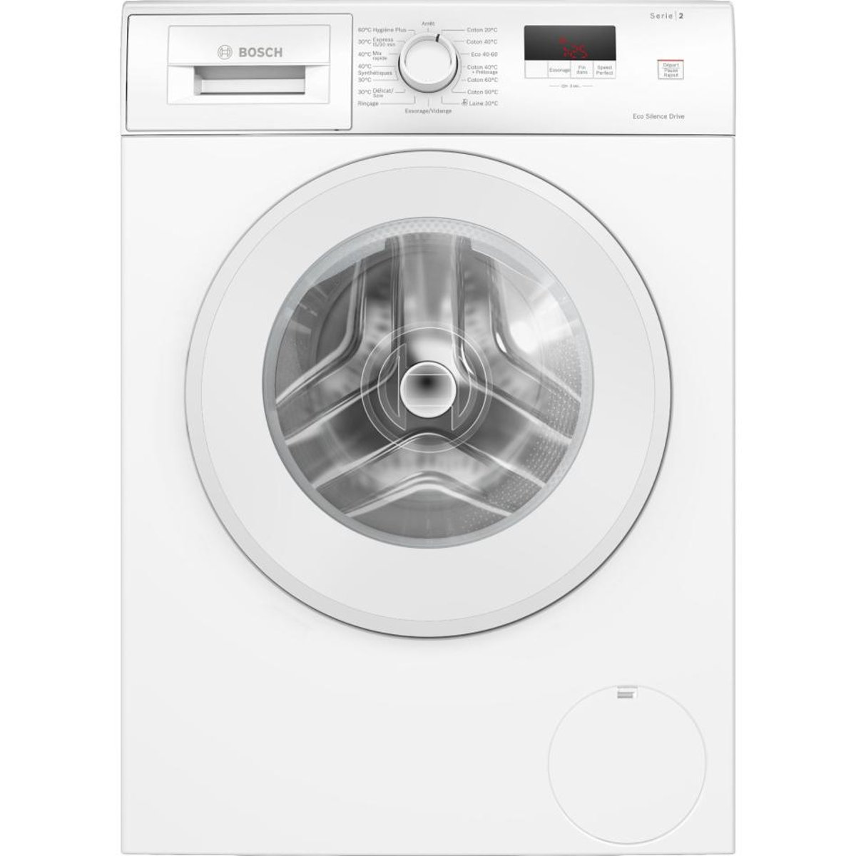 Lave linge frontal WGE02406FR blanc, BOSCH
