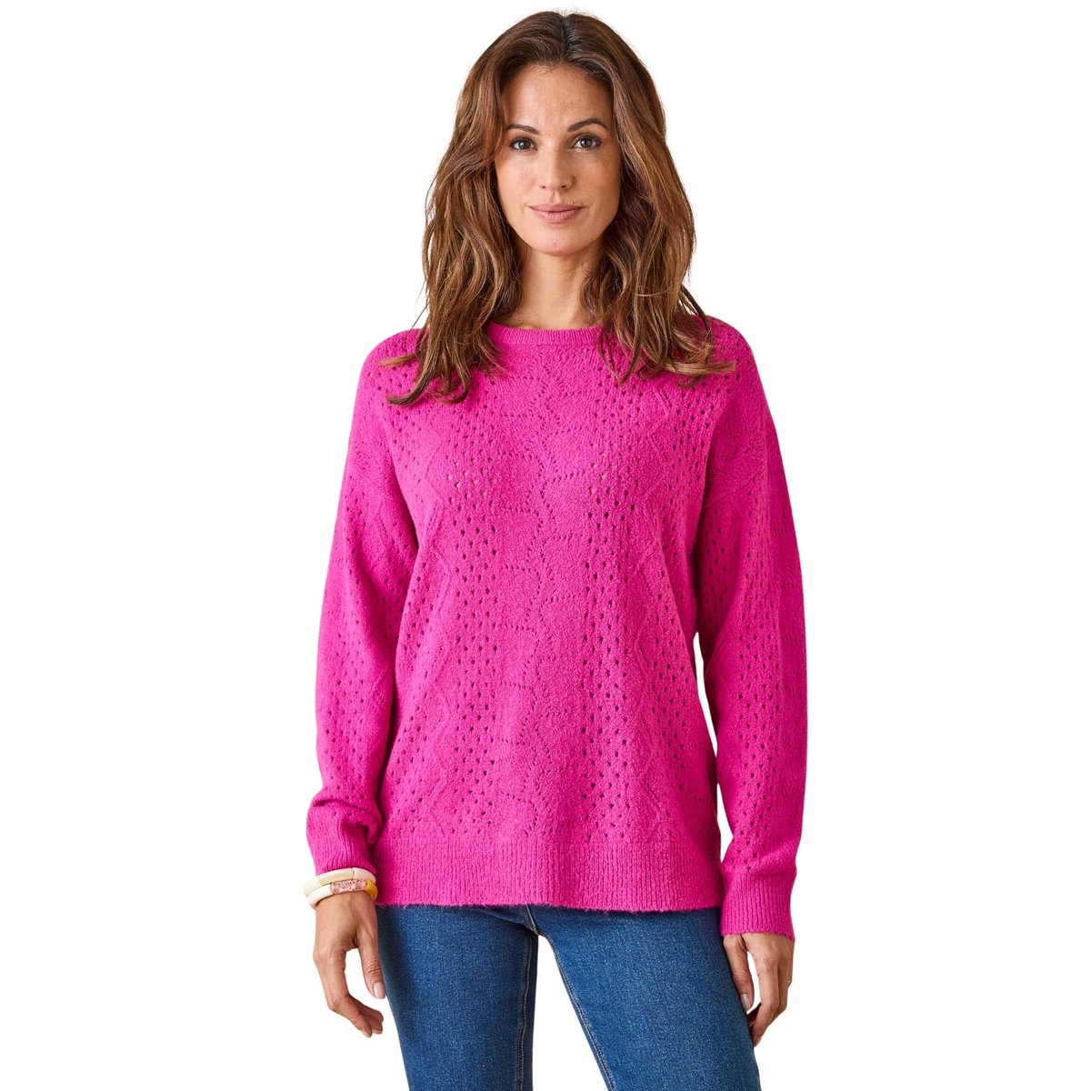 Pull col rond orange, DAXON