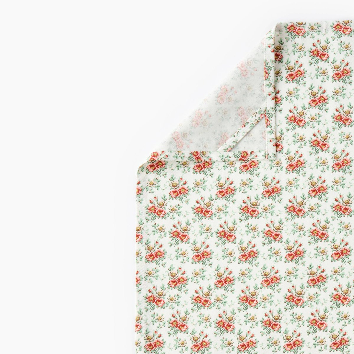 Torchon imprimé toile de Jouy, 50x70cm 100% coton recyclé off white, MONOPRIX