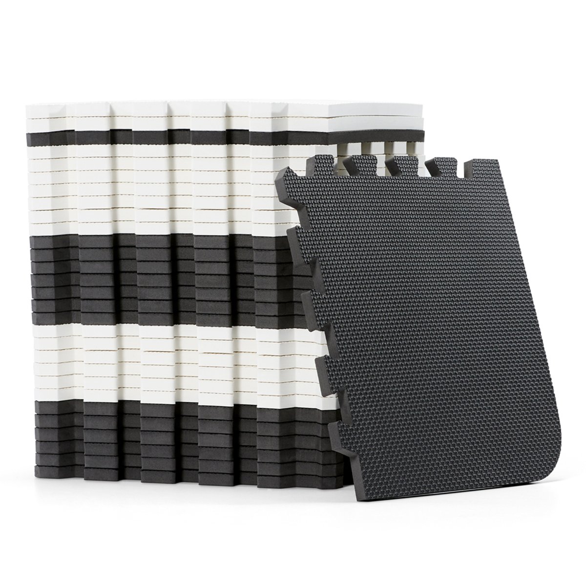 Tapis en mousse noir et blanc, KINDERKRAFT