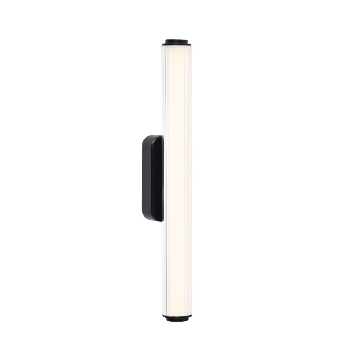 Applique murale salle de bain LED intégrée en plastique, VIRELLE noir, NORDLUX