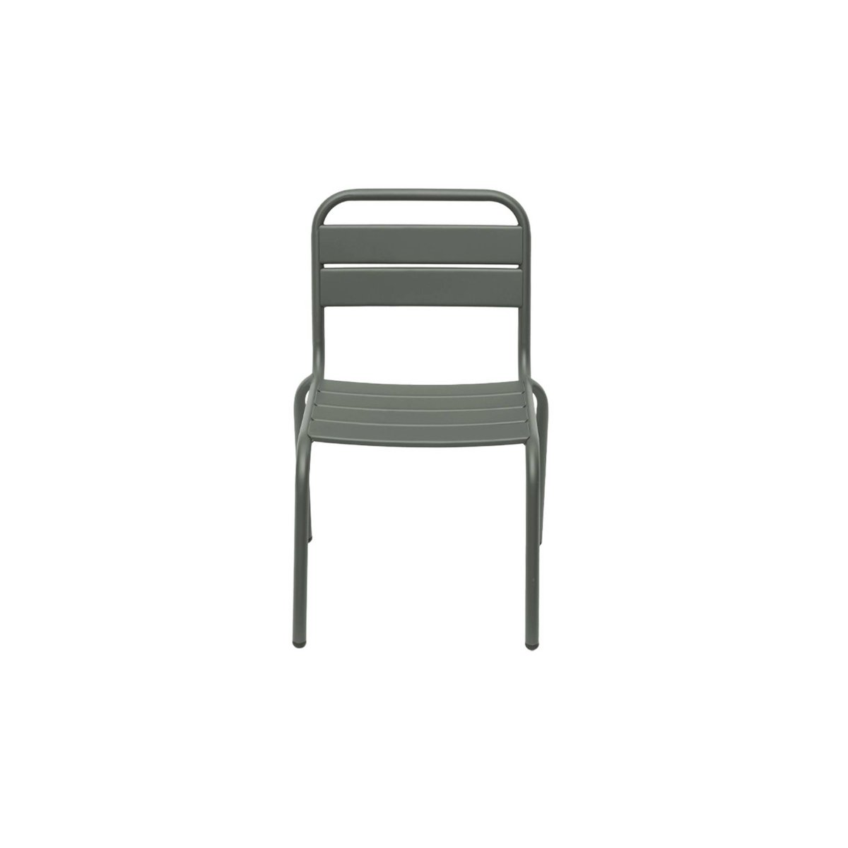 Chaise enfant, salon de jardin enfant métal (lot de 2) KRISTOFF kaki, SWEEEK