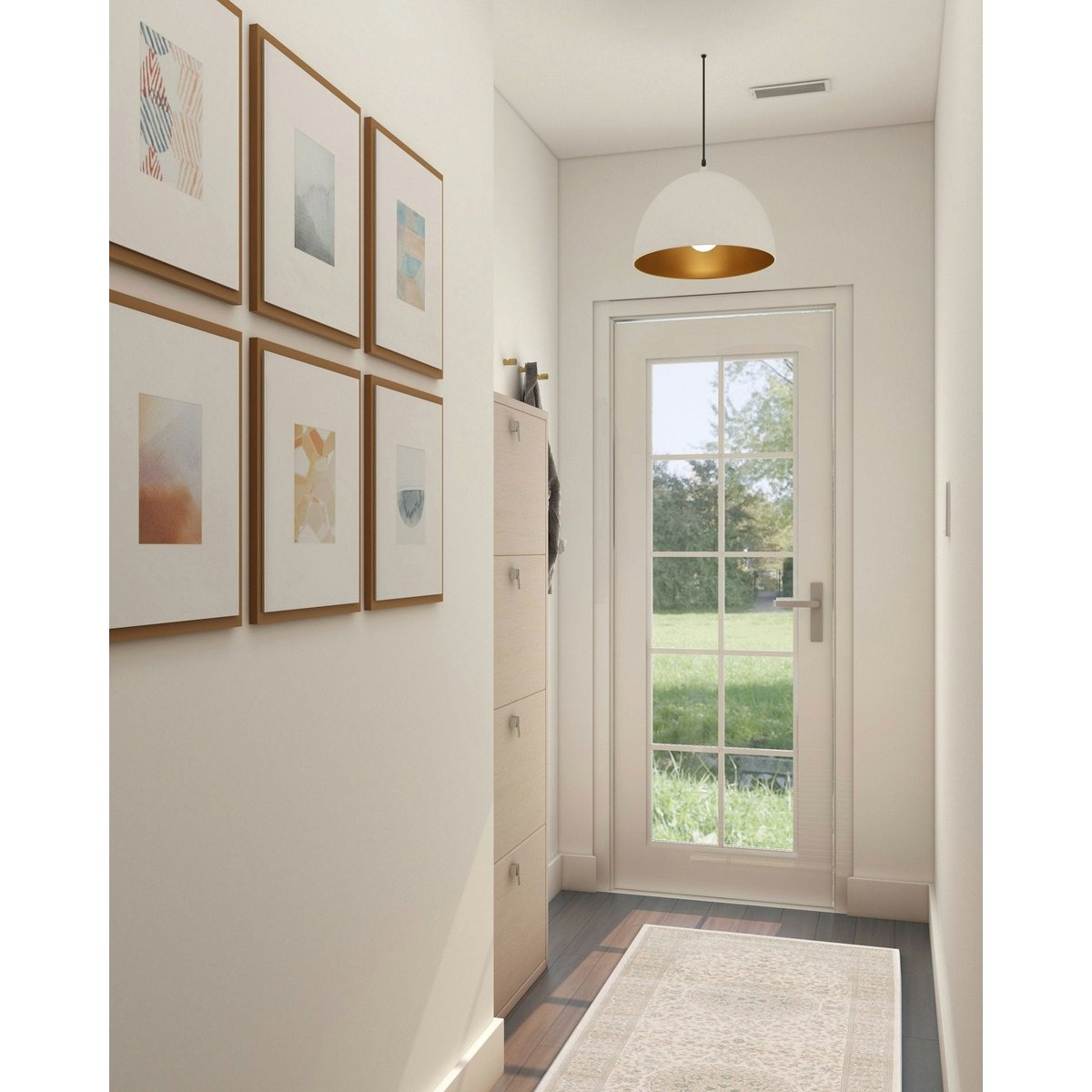 Tapis velours à poil ras TOPKAPI beige sable, AFK LIVING