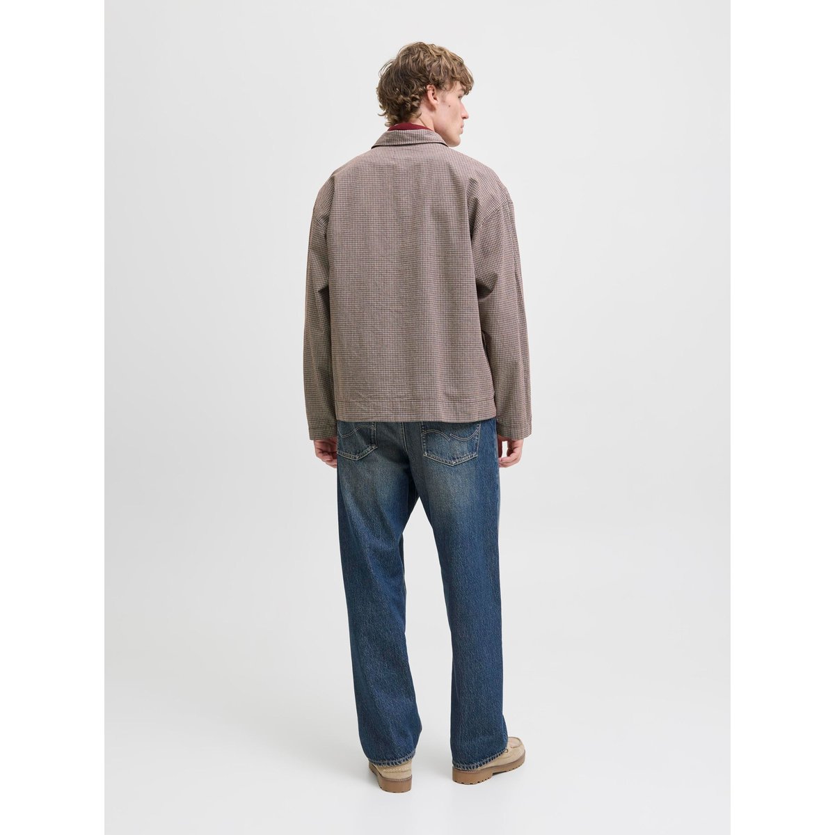 Chemise À Carreaux marron - mocha meringue 1, JACK & JONES