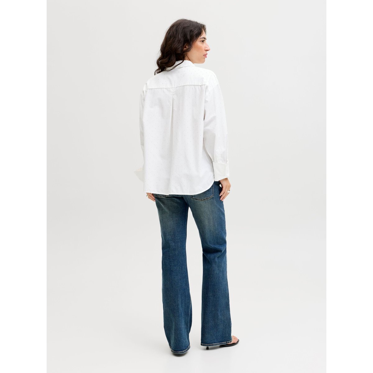 Chemise En Popeline blanc de blanc, JJXX