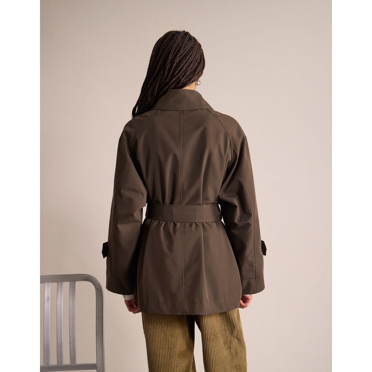 Trench-coat Tess khaki, INES DE LA FRESSANGE PARIS