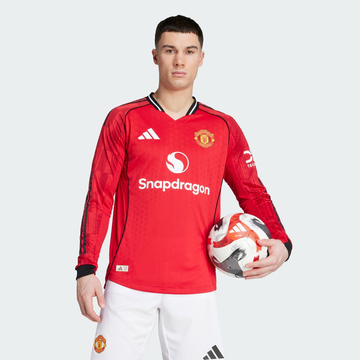 Maillot Manches Longues Domicile Manchester United 25/26 Authentique Maillot Manches Longues Domicile Manchester United 25/26 Authentique mufc red, adidas Performance