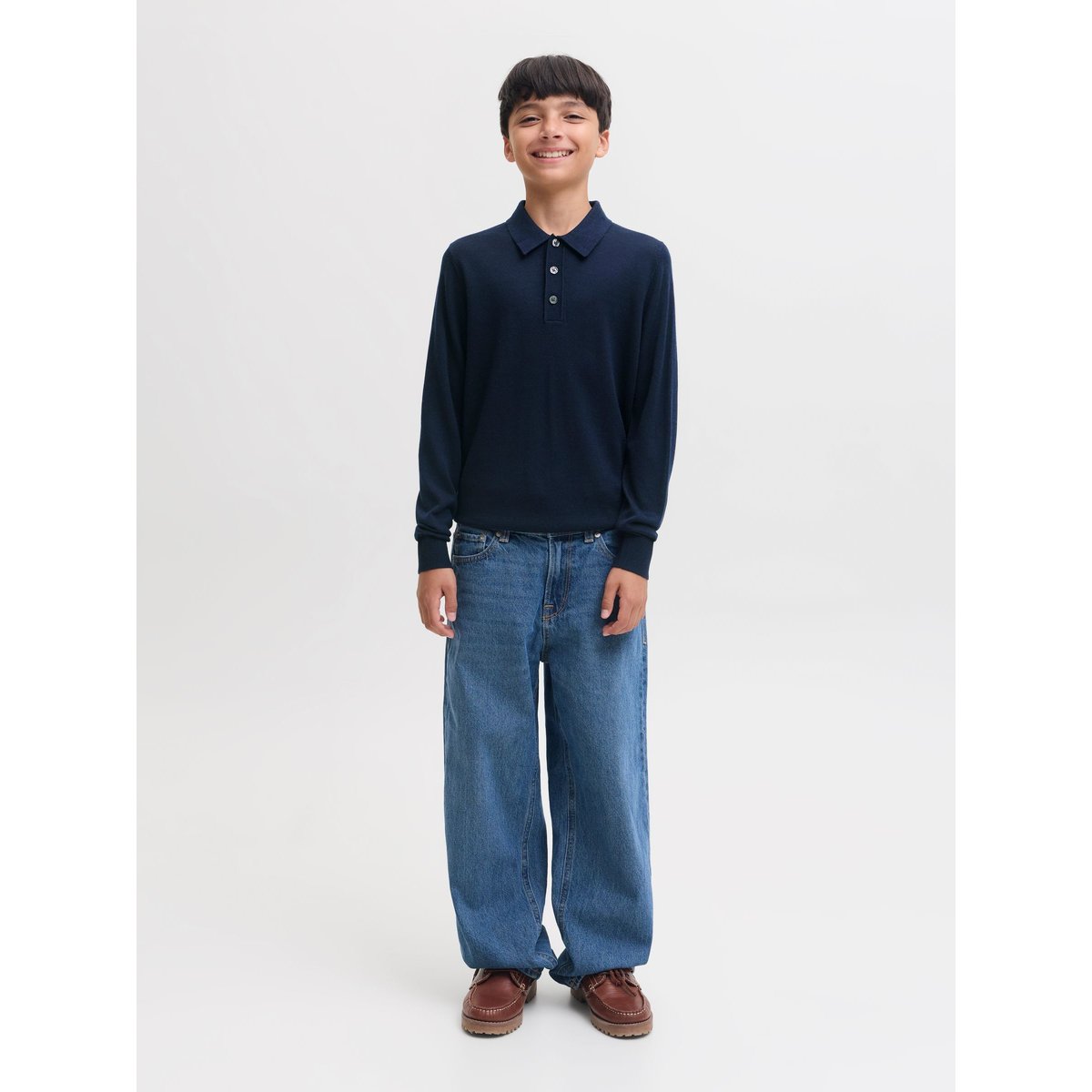 Polo Tricoté night sky, JACK & JONES JUNIOR