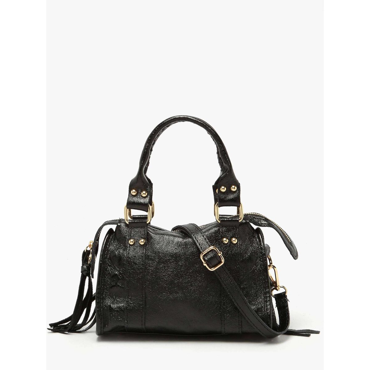 Sac bandoulière Nine cuir nero, MILANO