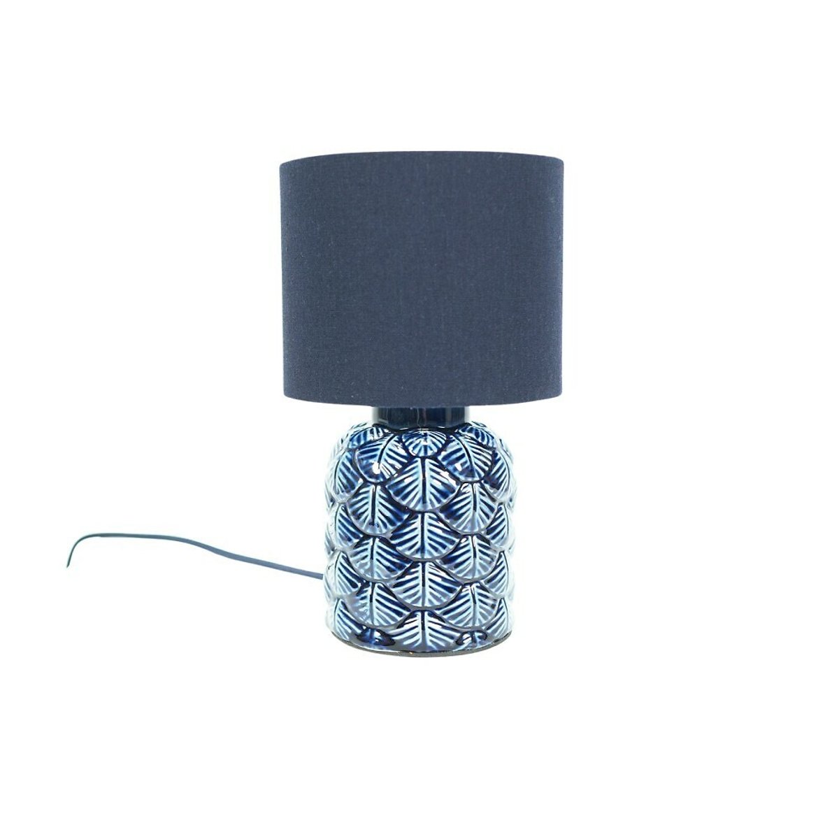 Priscilla Geo Ceramic Table Lamp blue, SO'HOME