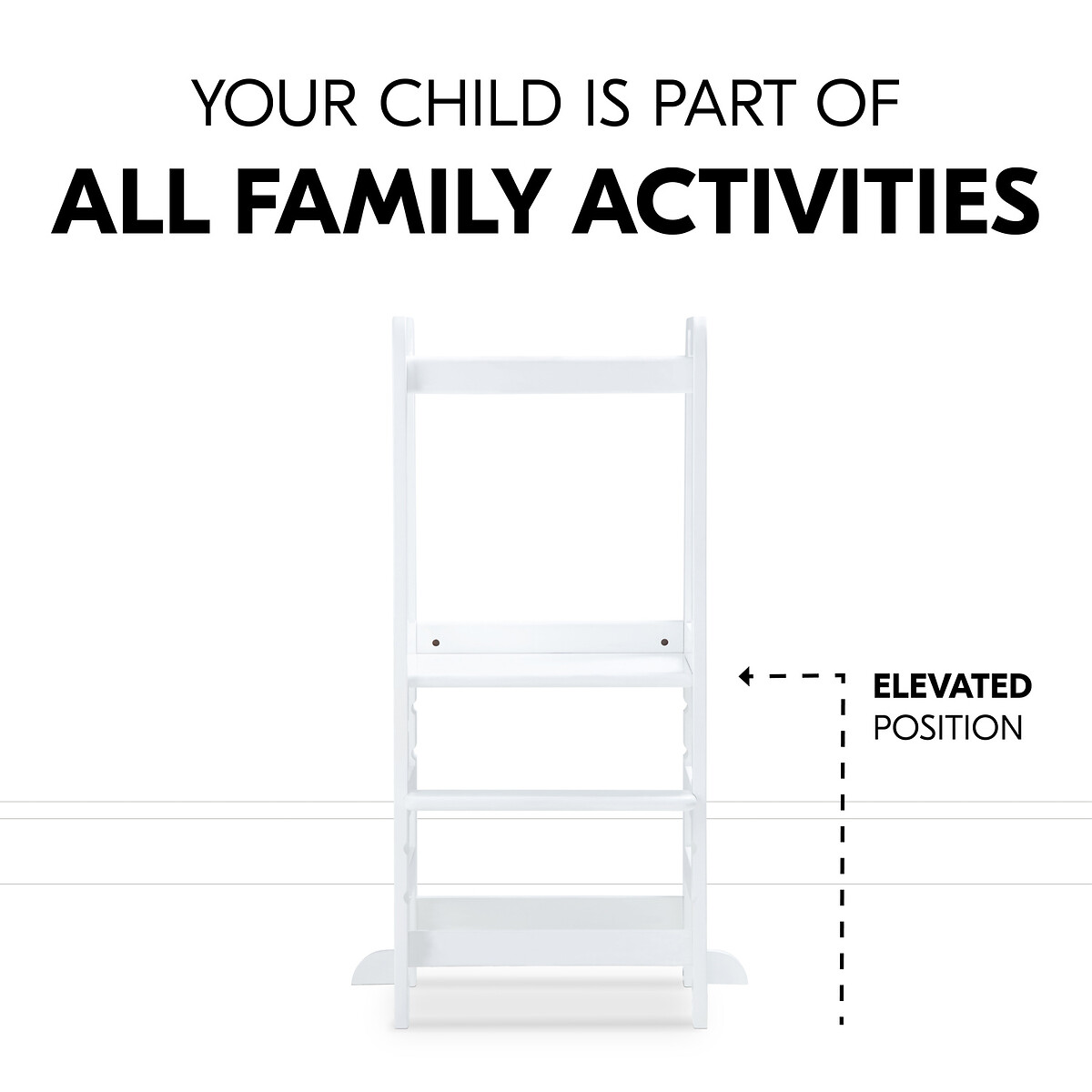 Learn N Explore Toddler Learning Tower white, HAUCK