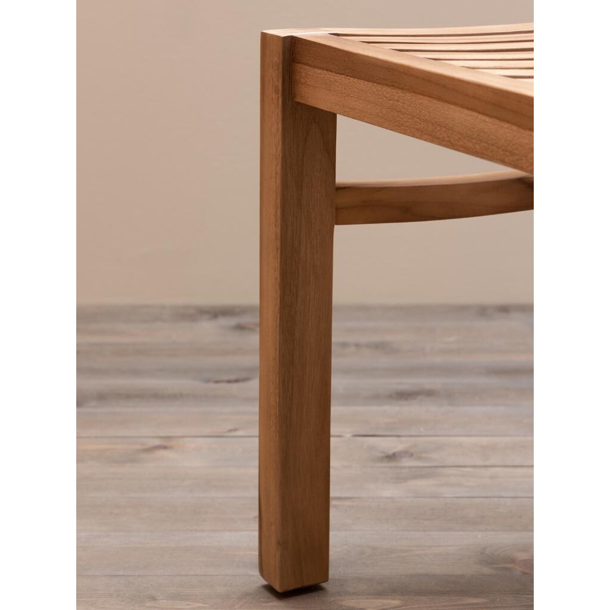 Chaise en teck TIRAMA bois clair, CHEHOMA