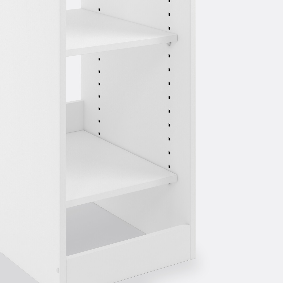 Module dressing, penderie + 3 tablettes, Build blanc, LA REDOUTE INTERIEURS