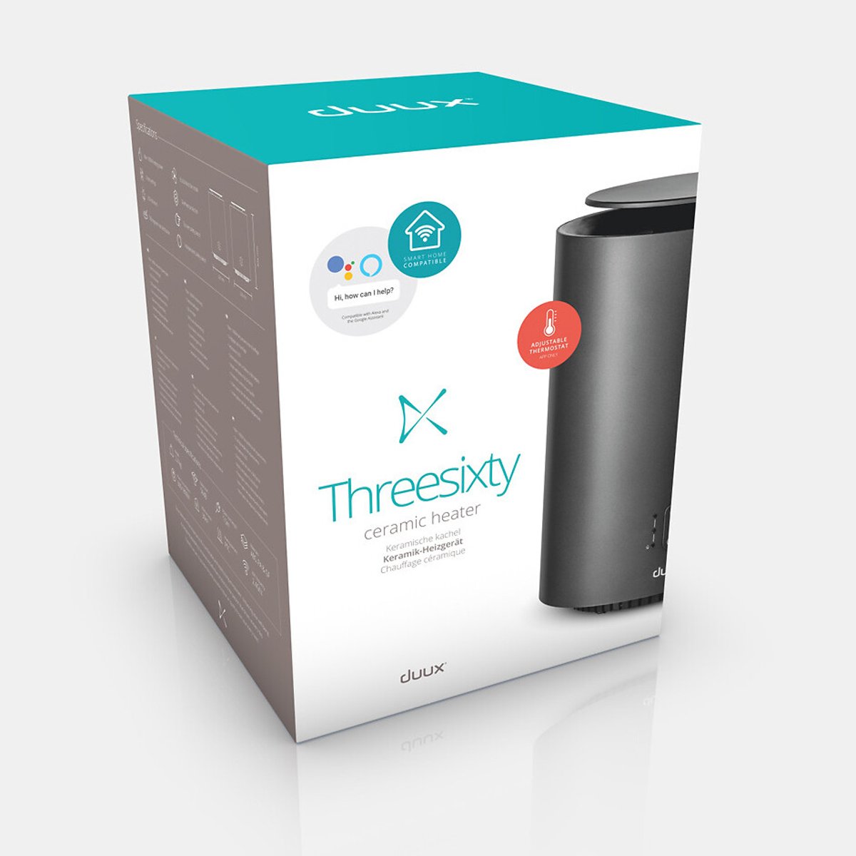 ThreeSixty Gen 2 Smart Heater grey, DUUX