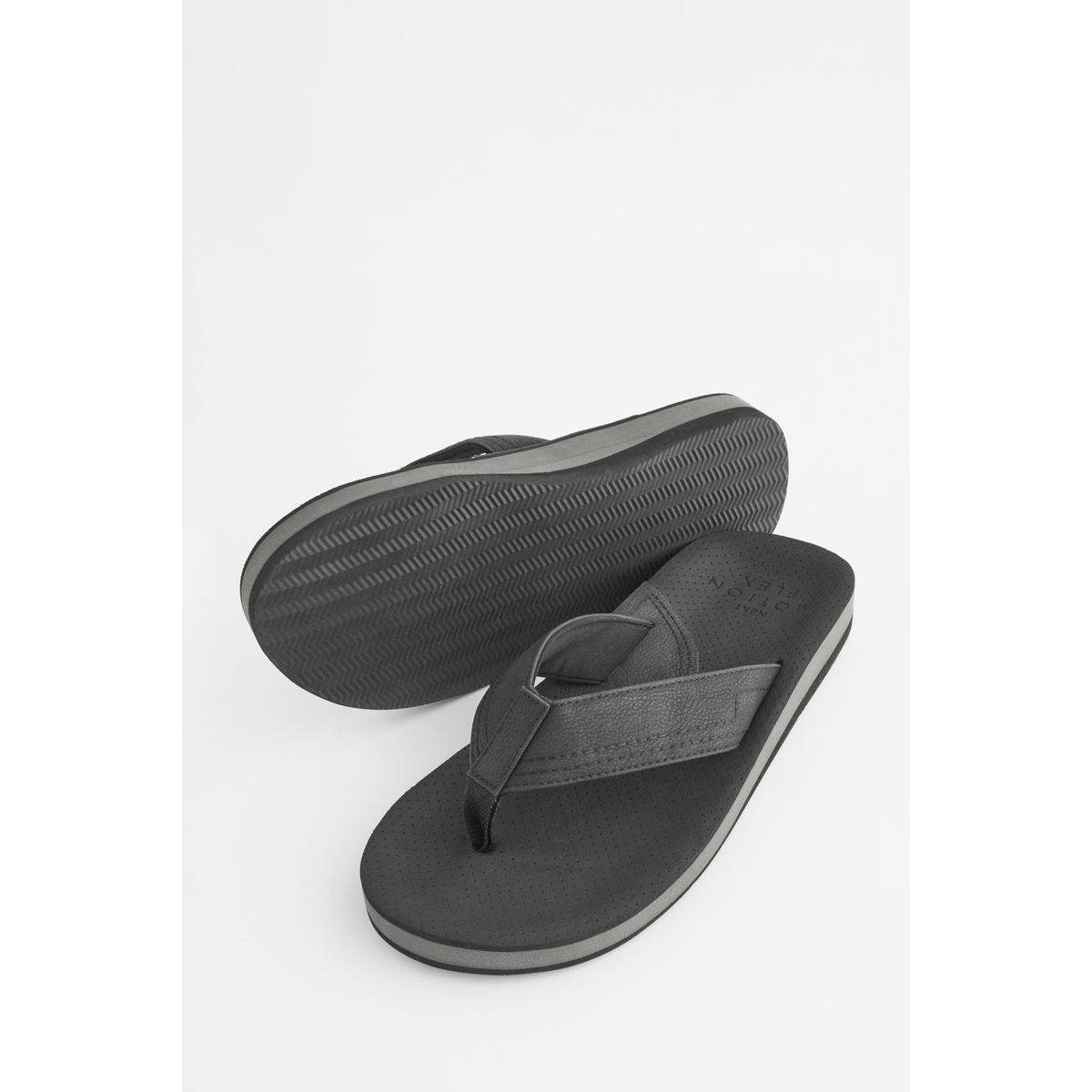 Tongs coupe classique noir, NEXT
