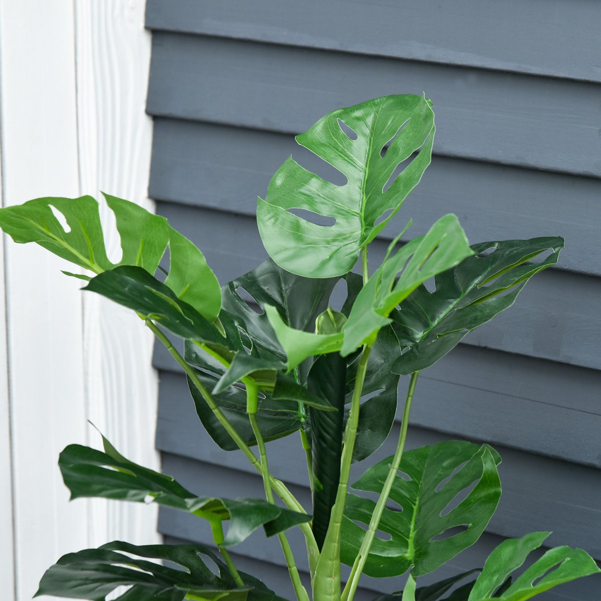 Plantes artificielles PE Vert vert, OUTSUNNY