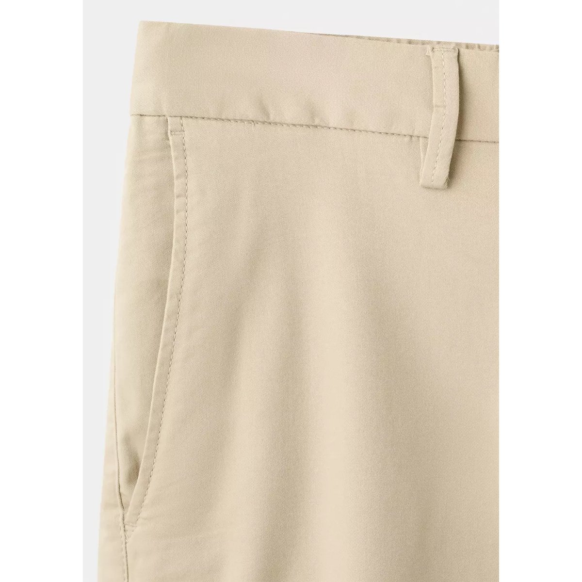 Bermuda slim-fit chino coton beige, MANGO MAN