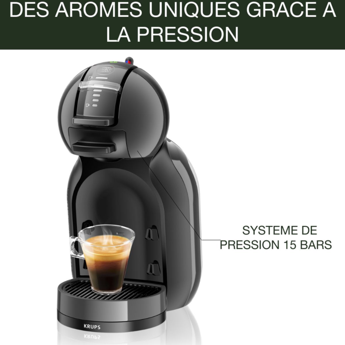 Dolce Gusto DOLCE GUSTO MINI ME YY3888FD gris gris, KRUPS