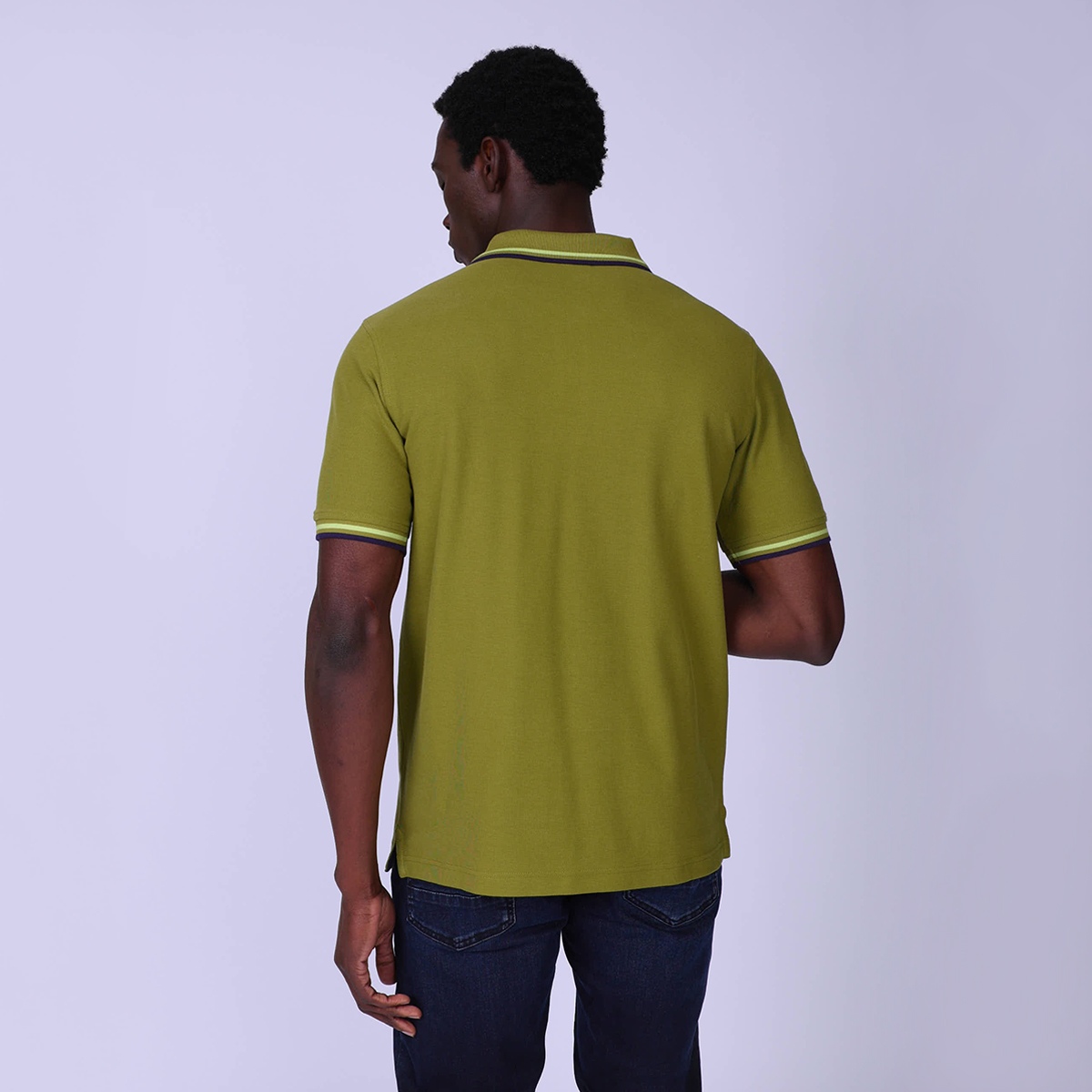 Polo Edison kaki, MISE AU GREEN