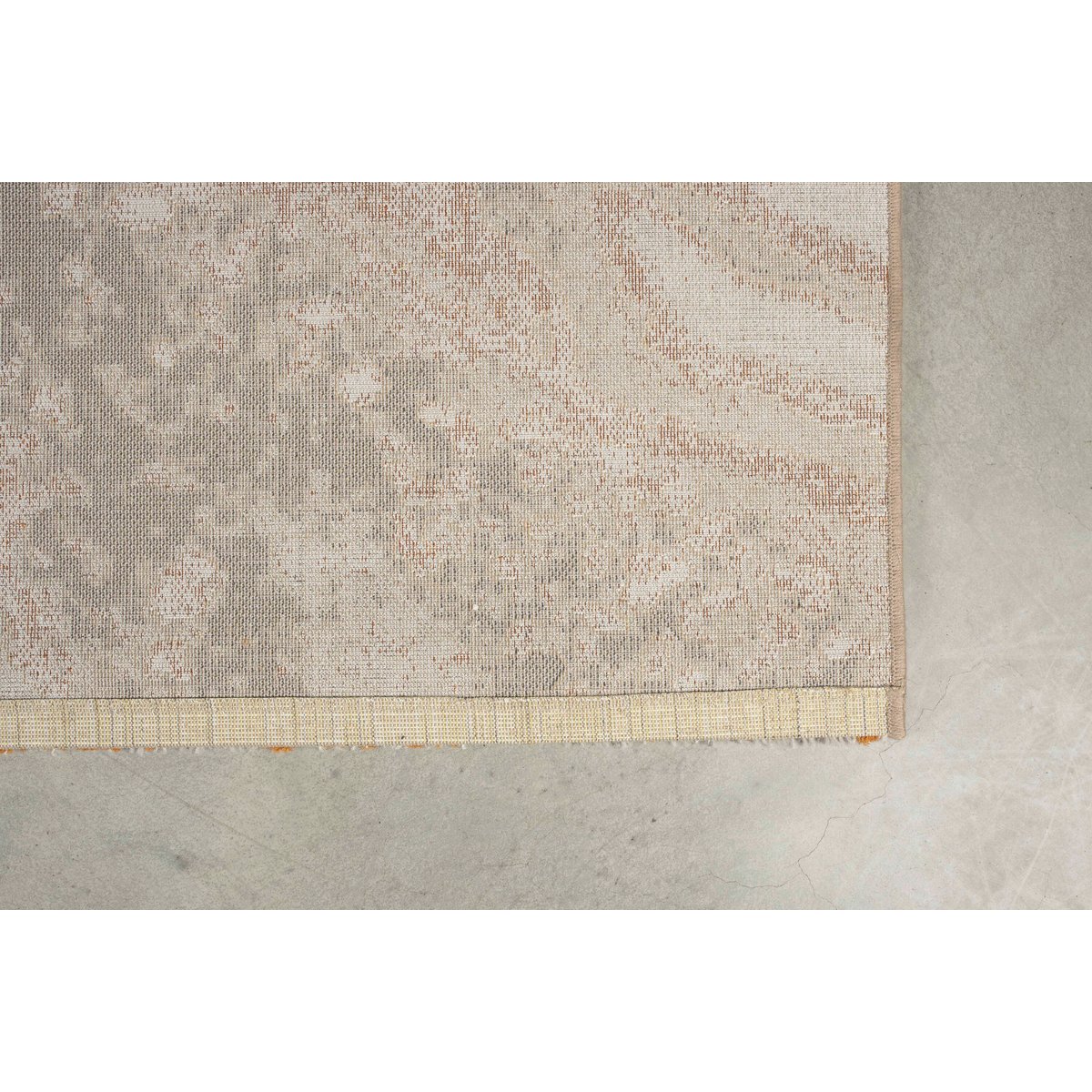 Tapis en tissu 160x230 cm SOLAR marron, ZUIVER