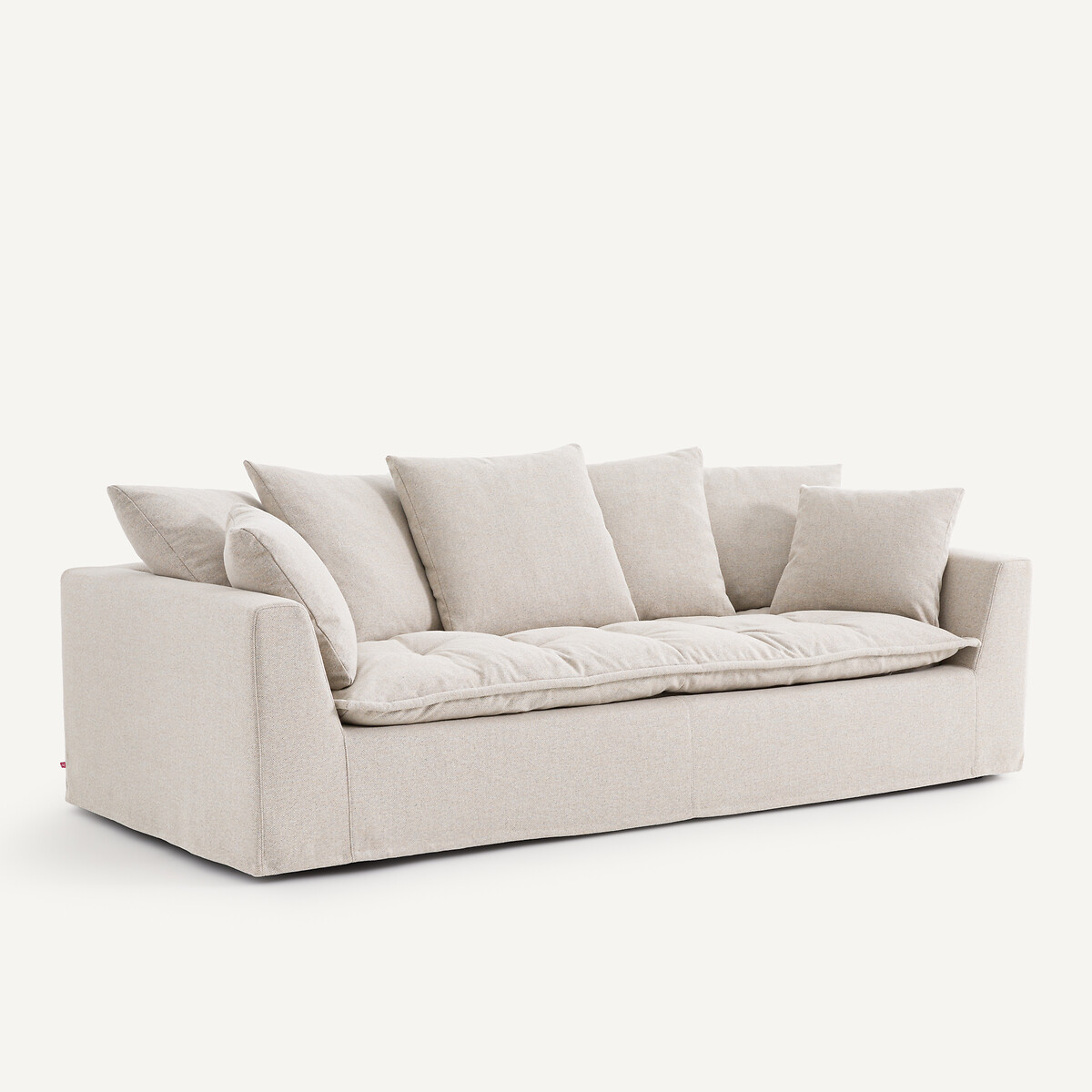 Divano in tweed, OTAVIA naturale / grigio chiaro, AM.PM