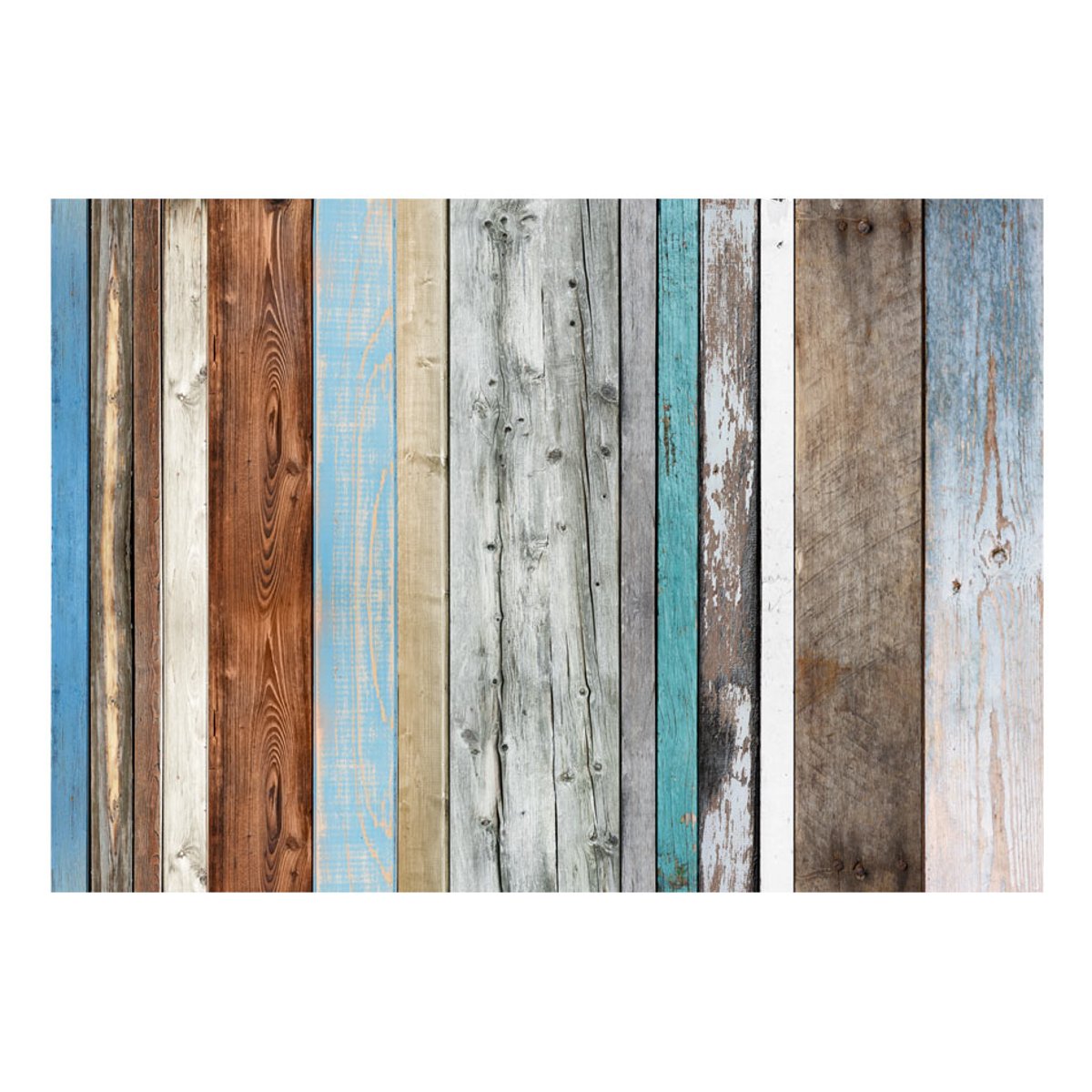 Papier peint intissé panoramique Colors Arranged bleu, EDEN