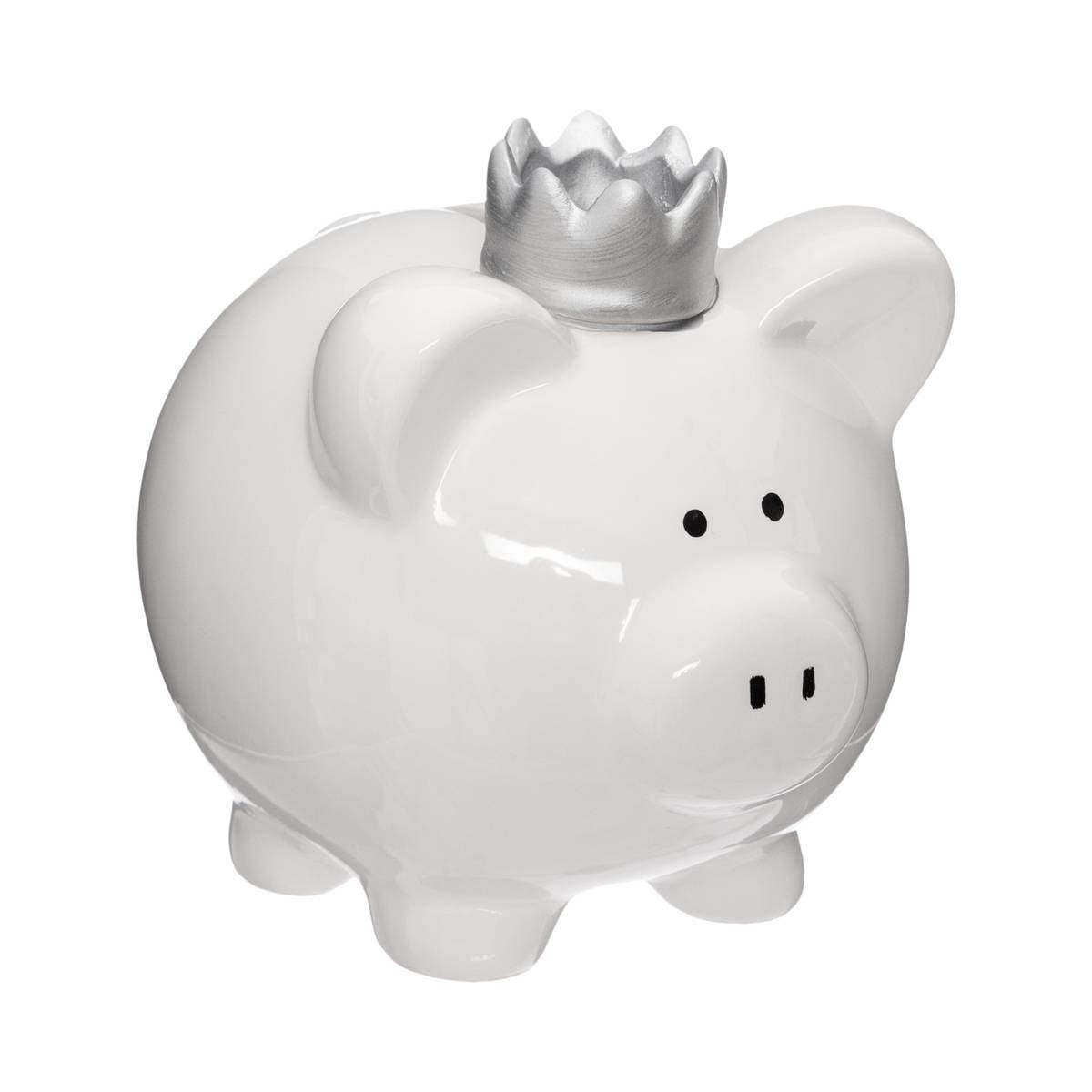 Tirelire enfant COCHON blanc, ATMOSPHERA FOR KIDS