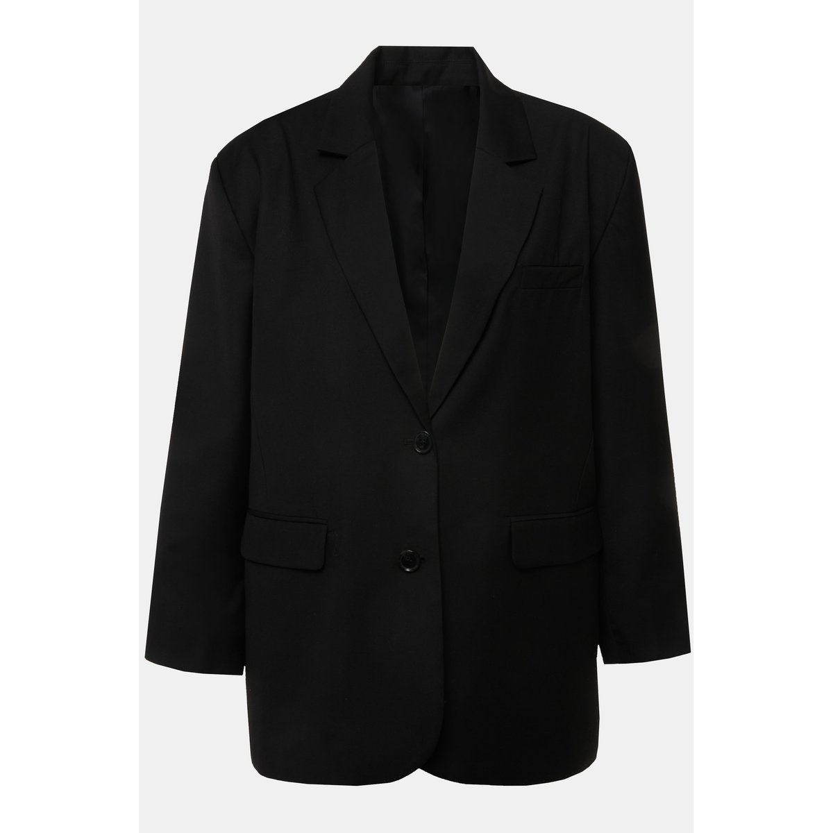 Blazer oversized unisexe à manches longues. noir, STUDIO UNTOLD