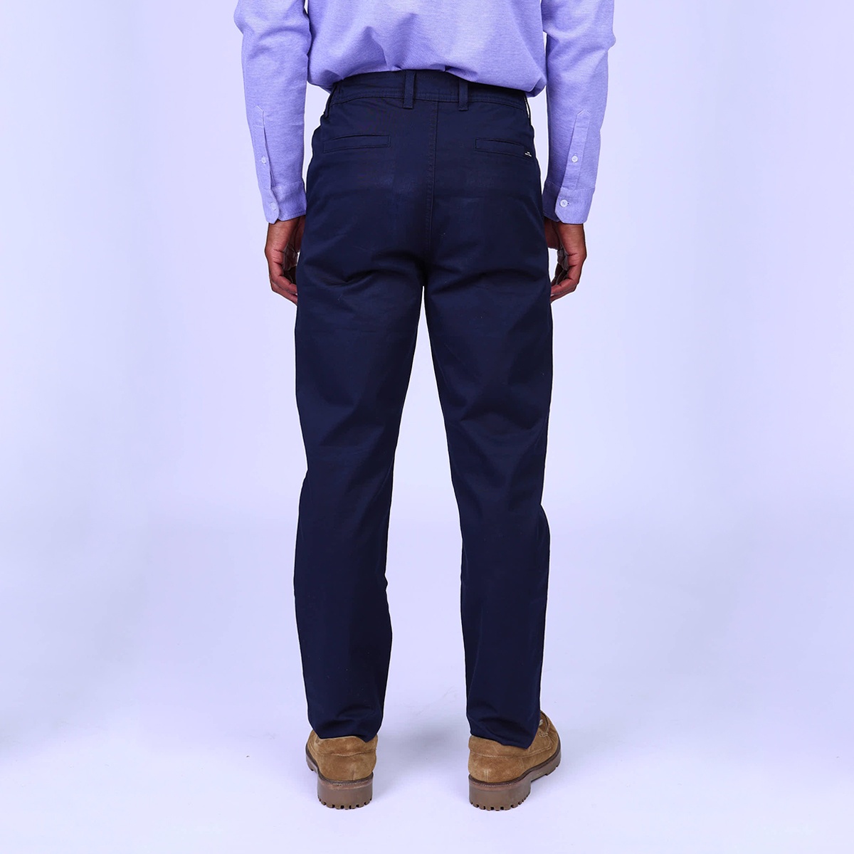 Chino coupe droite bleu marine, MISE AU GREEN
