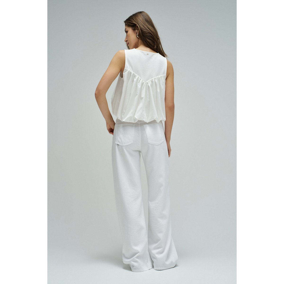 TOP AVEC EFFET COQUILLAGE beige, SALSA JEANS