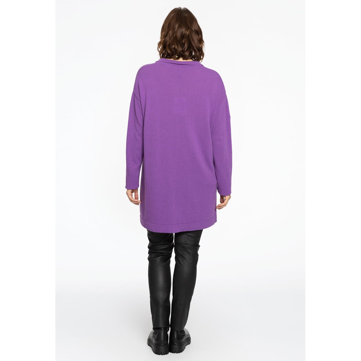 Pull avec manches longues violette, YOEK