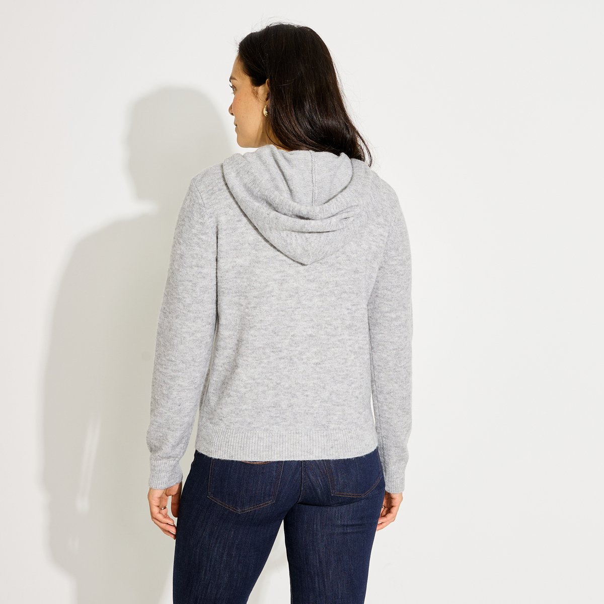 Gilet à capuche gris, GRAIN DE MALICE