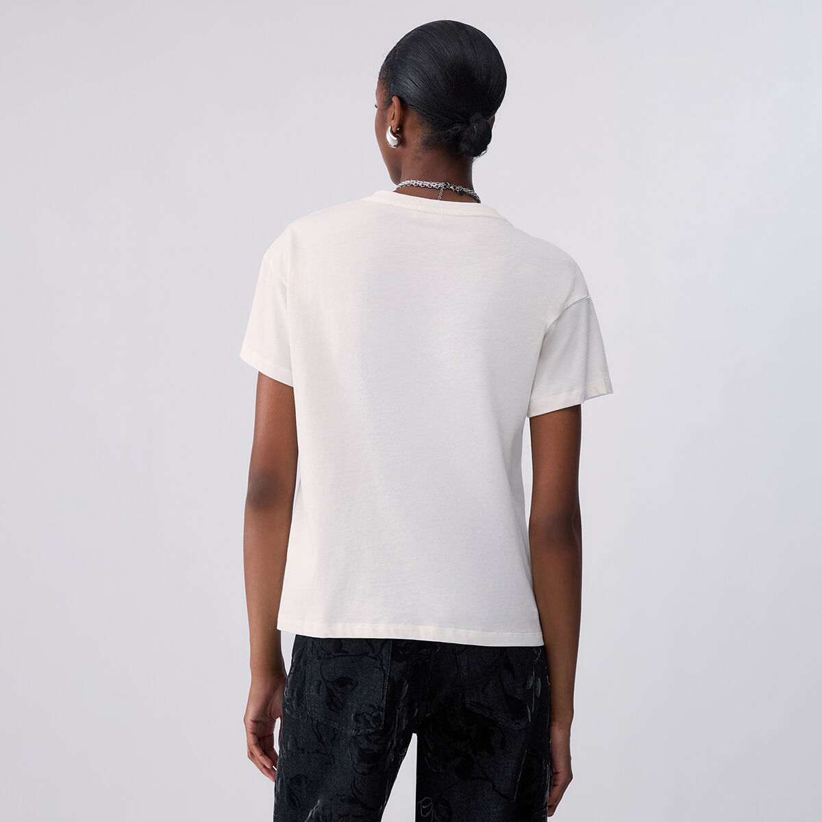 T-shirt Raton Laveur Rock blanc et lapin, LIU JO
